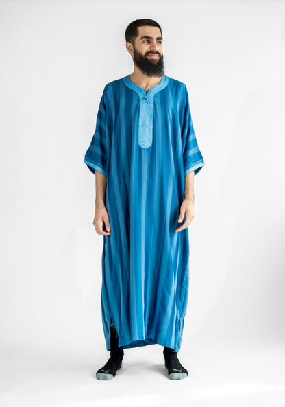Obsidian Blue - Moroccan Thobe