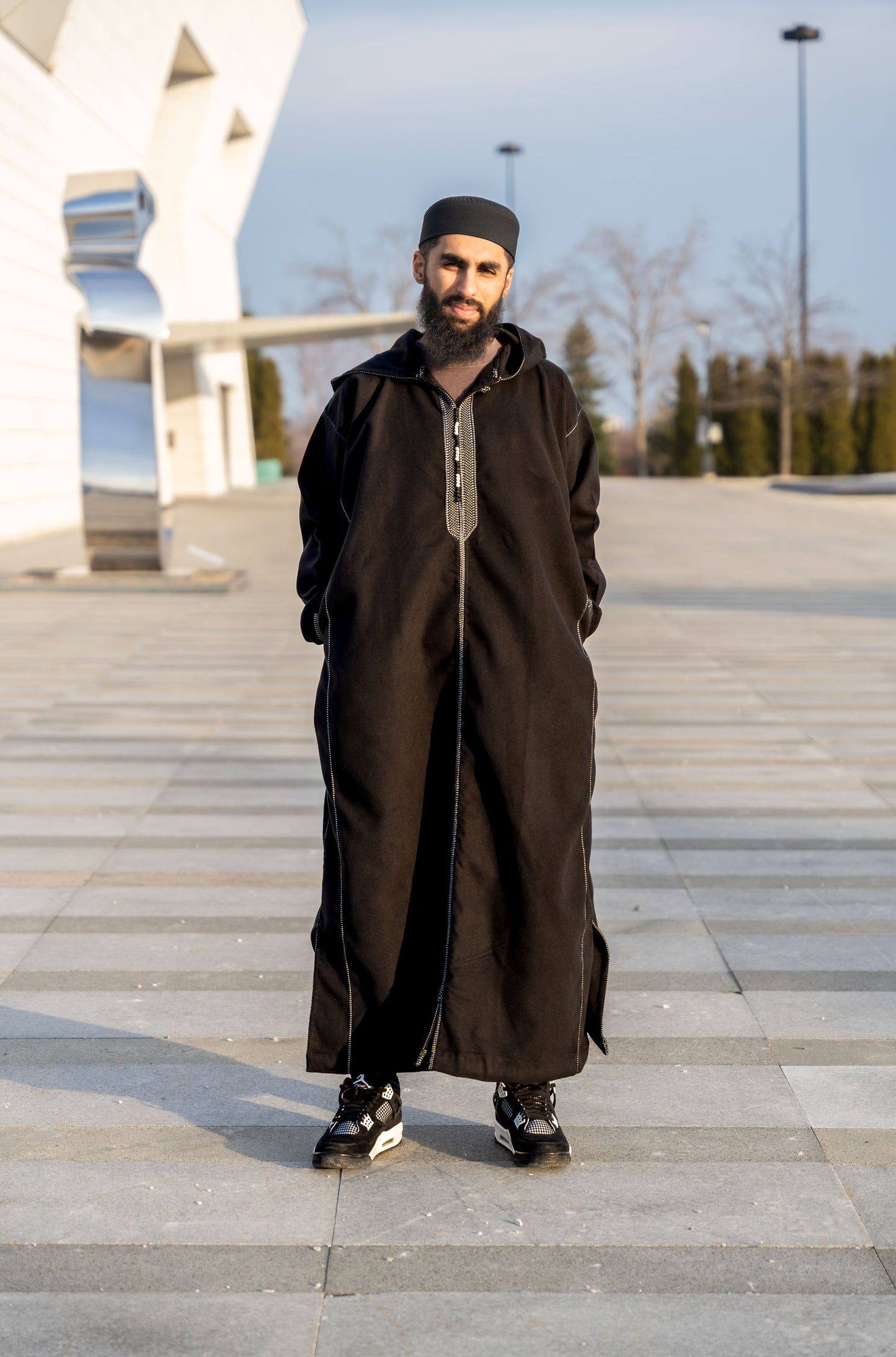Black- Moroccan Djellaba