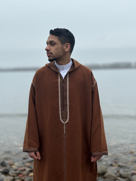 Layali Djellaba - Cinnamon Brown
