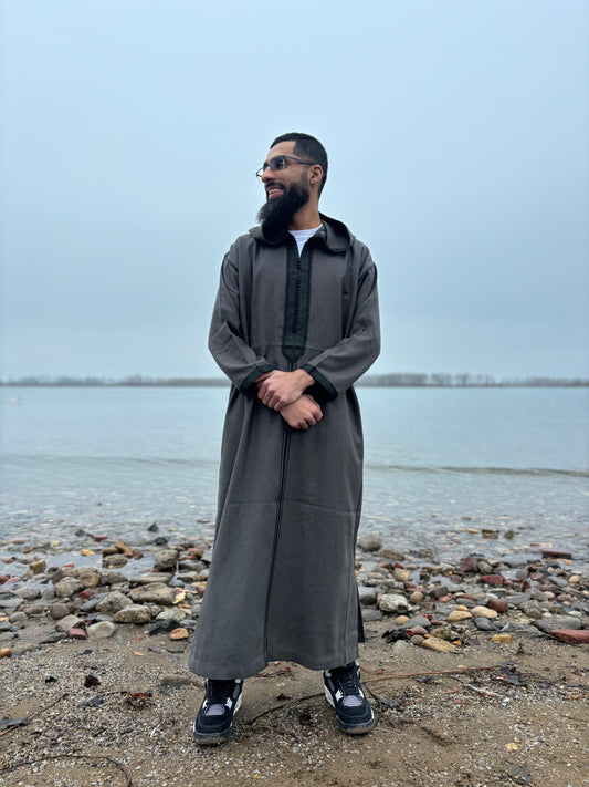 Layali Djellaba - Ash Grey