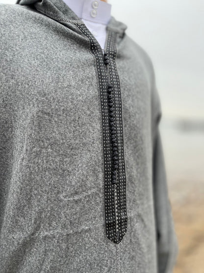 Layali Djellaba - Stone Grey